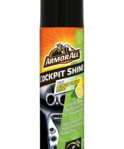 ARMOR ALL Cockpit Shine, Lemon Fresh 500Ml, Instant Shine And Restoration, 1 Piece