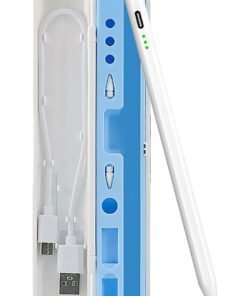 Theodor Stylus Pen for iPad 11th/10th/9th Gen - Active Pencil Compatible with all 2018-2025 Apple iPad Pro 11& 12.9'', iPad Air M3/ M2, iPad 6-11, iPad Mini 7/6 Gen-White