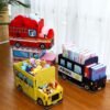 XiuWoo Toys Organizer 4 Pcs Kid Toy Box Chest with Lid Collapsible Toy Storage Organizer Large Storage Box Toy Bin Storage Basket Container for Girls Boys Baby Toddler Nursery Room Bedroom Playroom