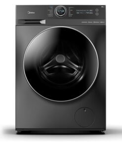 Midea 12 Kg Front Load Washing Machine With BLDC Inverter Motor, 1400 Rpm, 15 Programs, Fully Automatic Washer With Lunar Dial, Integrated Digital Control-LED Display 12 kg 2000 W MF200W120WBT-GCC Titanium