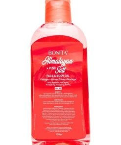 Bonita Himalayan Pink Salt Face & Body Oil with Collagen, Korean Citron & Moringa – Deep Hydration, Anti-Aging & Skin Firming, SPF 30, 100ml