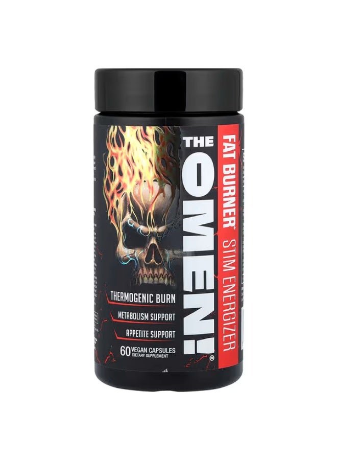 JNX Sports, The Omen!, Fat Burner, 60 Vegan Capsules