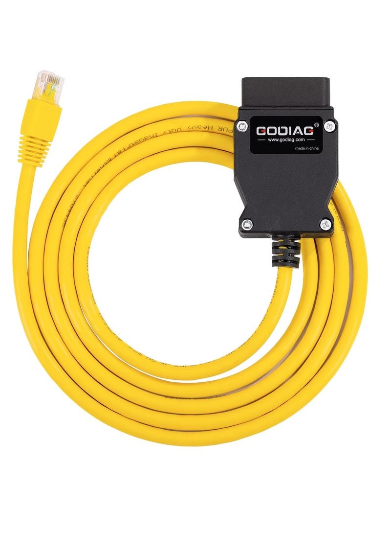 GODIAG Gt109 Doip Enetwith Voltage Display for Diagnosis Programming Coding for Bmw Benz Vw Audi Many More Obd2 Dealer Diagnostic Interface