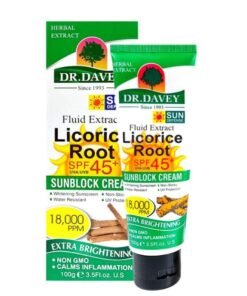DR. DAVEY Sunblock Cream SPF 45+ With Licorice Root - 100g