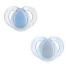 tommee tippee Night Time Glow in the Dark Soothers, Symmetrical Orthodontic Design, BPA-Free Silicone, 6-18 Months, Pack of 2 Dummies, Assorted