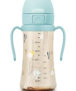 Alternative view of GROSMIMI Flip Top Spill Proof Sippy Cup, PPSU, BPA Free, 10 oz, Stage 2 Straw for Toddlers (Air Balloon)
