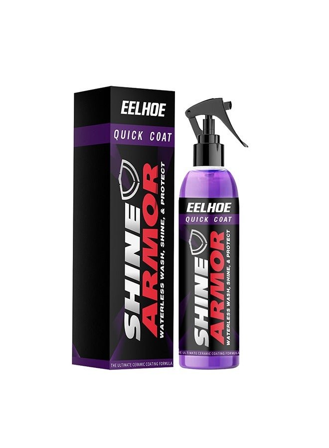 EELHOE Fast Car Ceramic Coating Spray, Plastic Parts Refurbisher, Fast Fine Scratch Repair, Car Scratch Nano Repair Spray, High Protection Crystal Coating, 100ml
