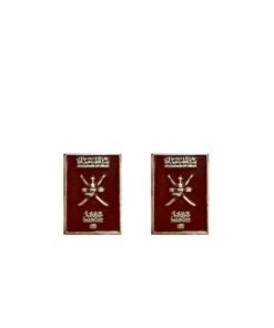 RYN Sultanate of Oman Passport design 2D Sticker Metal Badge 2 Pcs