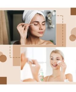 Tondiamo 100 Pieces Hotel Vanity Kit Individually Wrapped Hotel Amenities Disposable Travel Size Hotel Hospitality Supplies, Each Includes 2 Cotton Pads 4 Cotton Swabs Nail File for Motels Makeup Toiletries