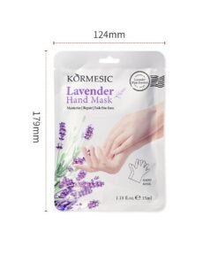 Kormesic 5 Pairs Lavender Hand Masks - 35ml/Pair Relaxing & Soothing Hand Treatment