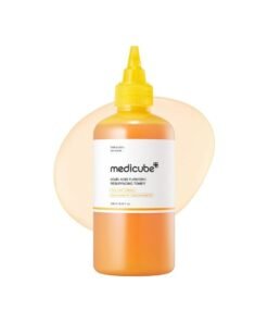 Medicube Kojic Acid & Turmeric Brightening Toner (250ml) for Dark Spots and Uneven Skin Tone, Exfoliating Liquid Toner for Hyperpigmentation, Sun Spots & Acne Marks, Gentle Clarifying Toner for Radiant Glowing Skin