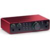 Focusrite Scarlett 2i2 4th Gen USB Audio Interface for Recording Songwriting Streaming and Podcasting with High Fidelity Studio Quality Sound Auto Gain Clip Safe and Included Software Suite