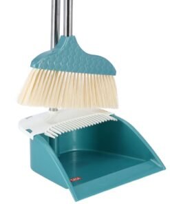 DelCasa Dust Pan with Broom Set Plastic and Iron DC2007 Assorted color