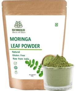 ROOTNRISEBLISS Moringa Leaf Powder for Smoothies & Drinks – 498g Natural Herbal Supplement, Nutrient-Rich Superfood for Energy, Immunity, Detox & Digestion, Supports Skin, Hair & Weight, Vegan & Non-GMO
