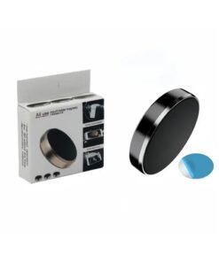 CleanWave - The Pure Effect Black Universal Magnetic Phone Holder – Round Design, Powerful Mount for Any Surface. Secure, Stylish & Super Strong Hold, for Large Smartphones (4"-7") | Secure Fit for iPhone 15/16, Samsung S24/S23, Xiaom
