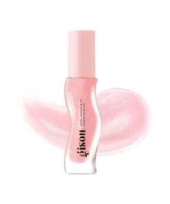 Gisou Honey Infused Hydrating Lip Oil, Nourishing Lip Moisturizer for Dry Lips, High Shine, Smooth Finish, Clear Pink Shimmer Shade, Fresh Watermelon Scent, Watermelon Sugar, 8ml