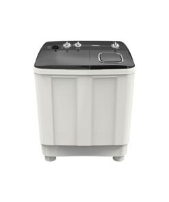 TORNADO 7 KG Twin Tub Half Automatic Washing Machine, Mechanical Wash Timer, Intuitive Control, Durable Spin Motor, 1200 RPM, White x Black TMH-HS07C(WK) 7 kg TMH-HS07C(WK) White x Black