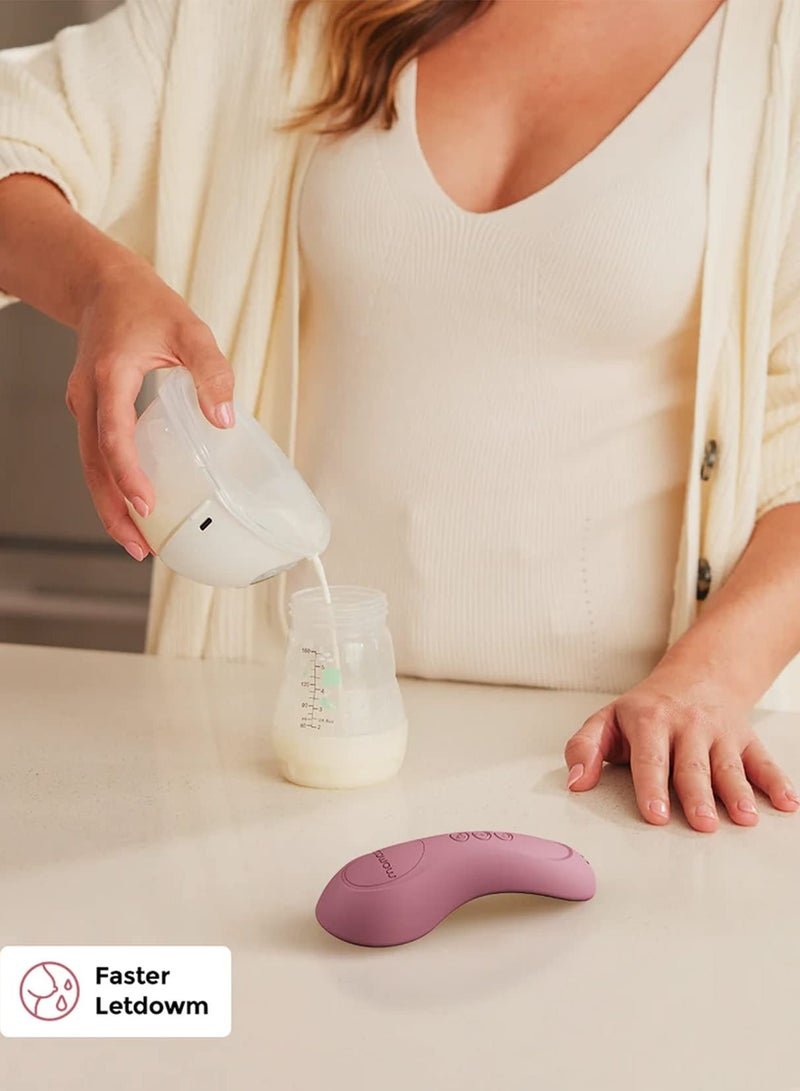 Momcozy Kneading Lactation Massager with Heat, 3-in-1 Real-Like Massage for Relieve Clogged Ducts, Breast Massager Warming for Breastfeeding, Improve Milk Flow, Dusty Rose - Image 2