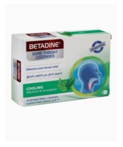 Betadine Sore Throat Lozenges Cooling Menthol & Eucalyptus 24's