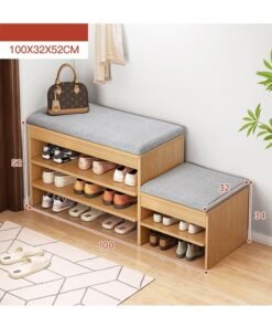 NKX Step Model 2 and 3 Tier Multifunctional Shoe Cabinet Rack with Seat