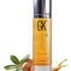 GK Hair Smoothing Serum (1.69 Fl. Oz/50ml) Organic Argan Oil Hydrating Strength Shine Dry Damaged Repair Anti Frizz Moistures Nourishment Weightless Styling All Hair Types