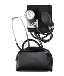 Manual Home Blood Pressure Monitor Kit With Large Adult Cuff And Stethoscope