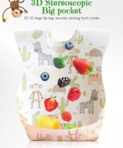 URbazaar 40-Pcs Disposable Baby Bibs for Feeding Drooling – Travel Bibs for Baby  Absorbent + Leakproof Disposable Bibs Baby - Image 3