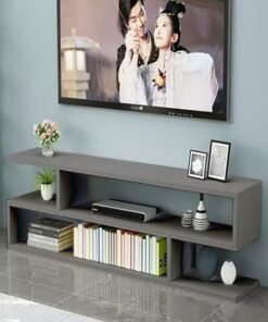 Alternative view of XiuWoo 3-Tiers Personalized TV Table TV Rack Cabinet Modern Media Storage Stand Console Coffee Table Home Office Storage Rack Side End Table for Living Room Bedroom Office