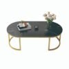 Sharpdo Modern Design Luxury Coffee Tables Living Room With Storage Round Marble Design Nightstands Wooden Mesas Bajas Home Furniture 100*50*45cm