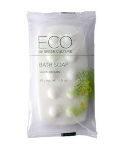 Eco by Green Culture Hotel Amenities Body Soap Bar 1 Oz (150 Pack)