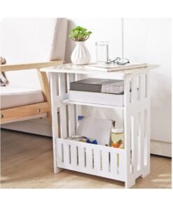 FFD Square Coffee Table Small Table End Side Table Nightstand Sofa Side Table Bedroom Storage Shelf
