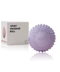 LOUCKY 6.5cm Massage Balls for Myofascial Release & Trigger Point Therapy, Lacrosse Massage Balls with 3D Massage Points & Magnetic Therapy – Suitable for Back, Neck, Shoulders, etc. (1 Pack, Purple)