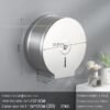 Bluejw 304 Stainless Steel Tissue Box Toilet Large Plate Hand Wipe Roll Paper Box Hotel Engineering Toilet Paper Hand Waterproof Paper Box