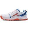 HUNDRED Hyperturf-Cricket Shoes-White/Blue/Orange -(Hkfs-4M023-5-12)