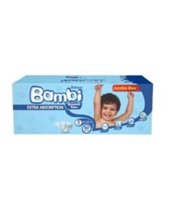 Sanita Bambi Sanita Baby Diapers Size 5, X-Large, 12-22kg, 80 Diapers