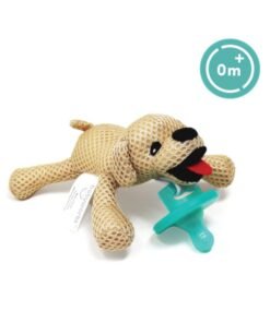 Babyworks Pacifier Friend With Pacifier - "Bud" Puppy