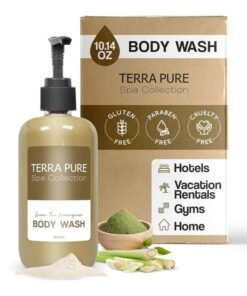 Terra Pure Body Wash | Spa Collection | Hotel Amenities in Pump Bottle | 10.14 oz. / 300 ml (Single Bottle)