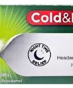 Panadol Cold & Flu 24 Caplets (Green), Blocked, Runny Nose, Headached, Fever, Bodyached & Pain, Itchy, Watery Eyes, Sneezing