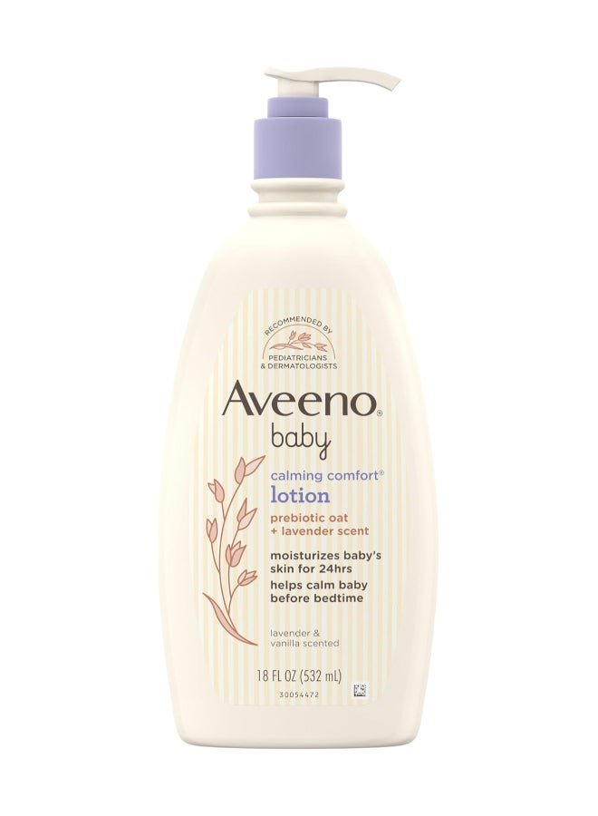Aveeno Baby Calming Comfort Lotion, Lavender And Vanilla, (18 Fl Oz)