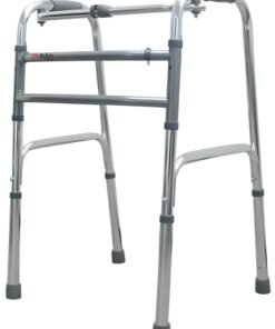 ALAIN CARE Medical aid Walker Stand Assist Walker crutch Foldable Walking Frame Mobility Aid armrest Crutch Transit Chair for Elderly,Adults,Seniors Handicap Disabled aluminium