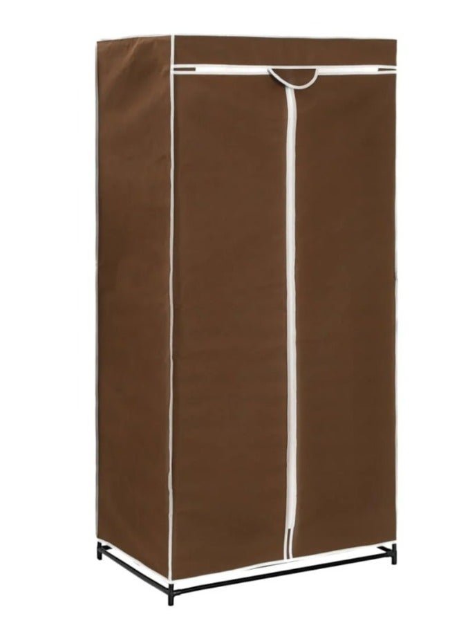 Kiko Foldable Closet with Hanging Rail, Clothes Rack, Storage Organiser for Bags, Toys, Shoes, Living Room, Bedroom, Cloakroom,Wardrobes 55X45X150 cm