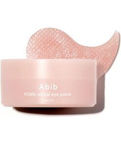abib PDRN Retinal Eye Patch Glow jelly 60 Patches, Korean Under Eye Patches for Puffy Eyes and Dark Circles, Anti-Wrinkle, Collagen, Caffeine, Niacinamide