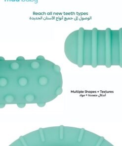 fridababy Get-A-Grip Teether – 3-in-1 Silicone Teething Toy, Easy-Hold Design, BPA-Free, Textured for Gum Relief, Soothes Sore Gums, Baby Essentials for 3+ Months