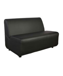 Mahmayi Coco Two Seater Love Seat Custom Sofa Black 109x77.5x75 CM