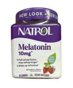 Natrol, Melatonin Gummies, Strawberry, 90 Gummies (5 mg per Gummy)