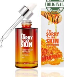 I'm Sorry For My Skin Honey Beam Ampoule 30ml – Korean Skincare Anti-Aging Serum with Whitening and Wrinkle-Reducing Effects – Contains 10,000ppm Royal Jelly Honey Extract