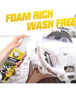 NJ SPORIT Multipurpose Foam Cleaner Spray,All-Purpose Household Cleaners for Car and Kitchen, Leather Decontamination,Suitable for Car House and Kitchen 200ml
