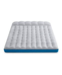 INTEX Inflatable Camping Mat/Airbed Combination Grey/Blue 76x50x9.5inch