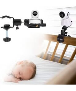 fantasize Baby Monitor Mount, 360 Degrees Rotatable Adjustable Holder Flexible Camera Stand for Crib Nursery, Baby Camera Monitor Mount Bracket
