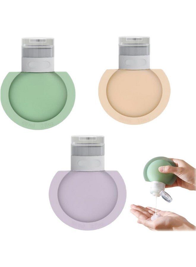 TCCO ENTERPRISE TCCO Travel Bottles for Toiletries, 3 Pack TSA Approved Travel Size Containers, 60ML Leak Proof Refillable Travel Accessories for Shampoo Conditioner, BPA Free Travel Bottles with Toiletry Bag
